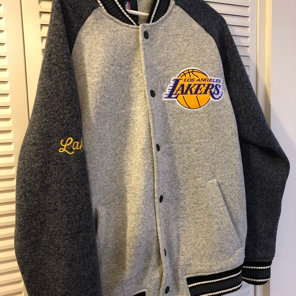 lakers fleece jacket